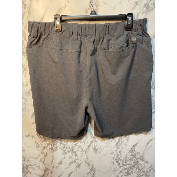 Chaps Men's Gray Stretch Shorts Size 36 - Picture 2 of 6